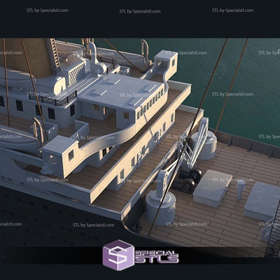 titanico nave 3d stampante file speciale 3d print model - Mito3D