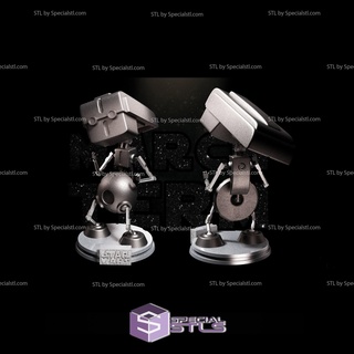 360 droide estrella guerras 3d modelos 3d print model - Mito3D