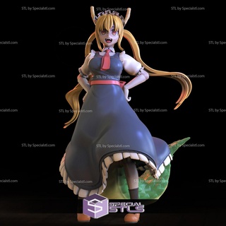 Tohru nsfw senhorita kobayashis Dragão empregada 3d impressão estatueta 3d print model - Mito3D