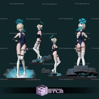toki asuma 3d printing figurine blue archive stl files 3d print model - Mito3D