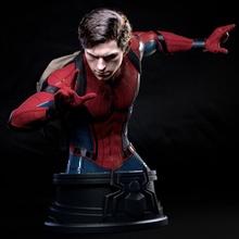 tom holland spiderman homecoming bust 3d print model - Mito3D