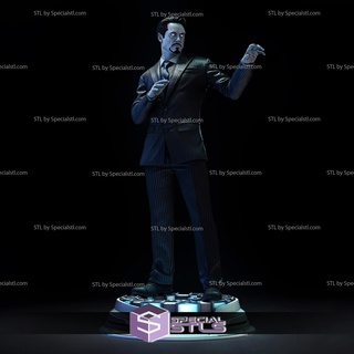 tony stark 2023 standing pose stl files 3d printing figurine 3d print model - Mito3D