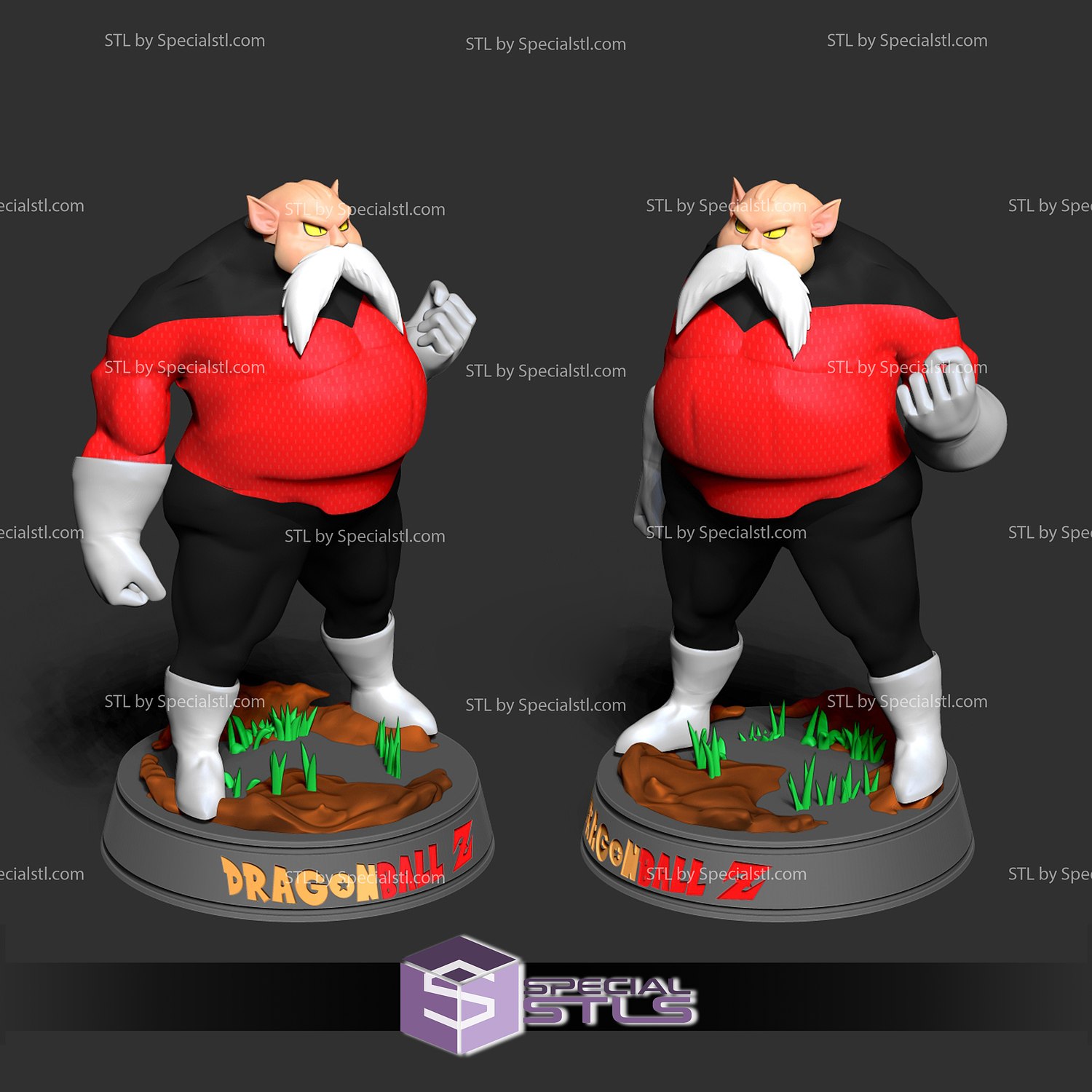 toppo basic pose 3d print dragonball 3D print model - Mito3D