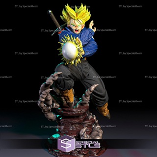 troncs action Dragon Ball 3d print model - Mito3D