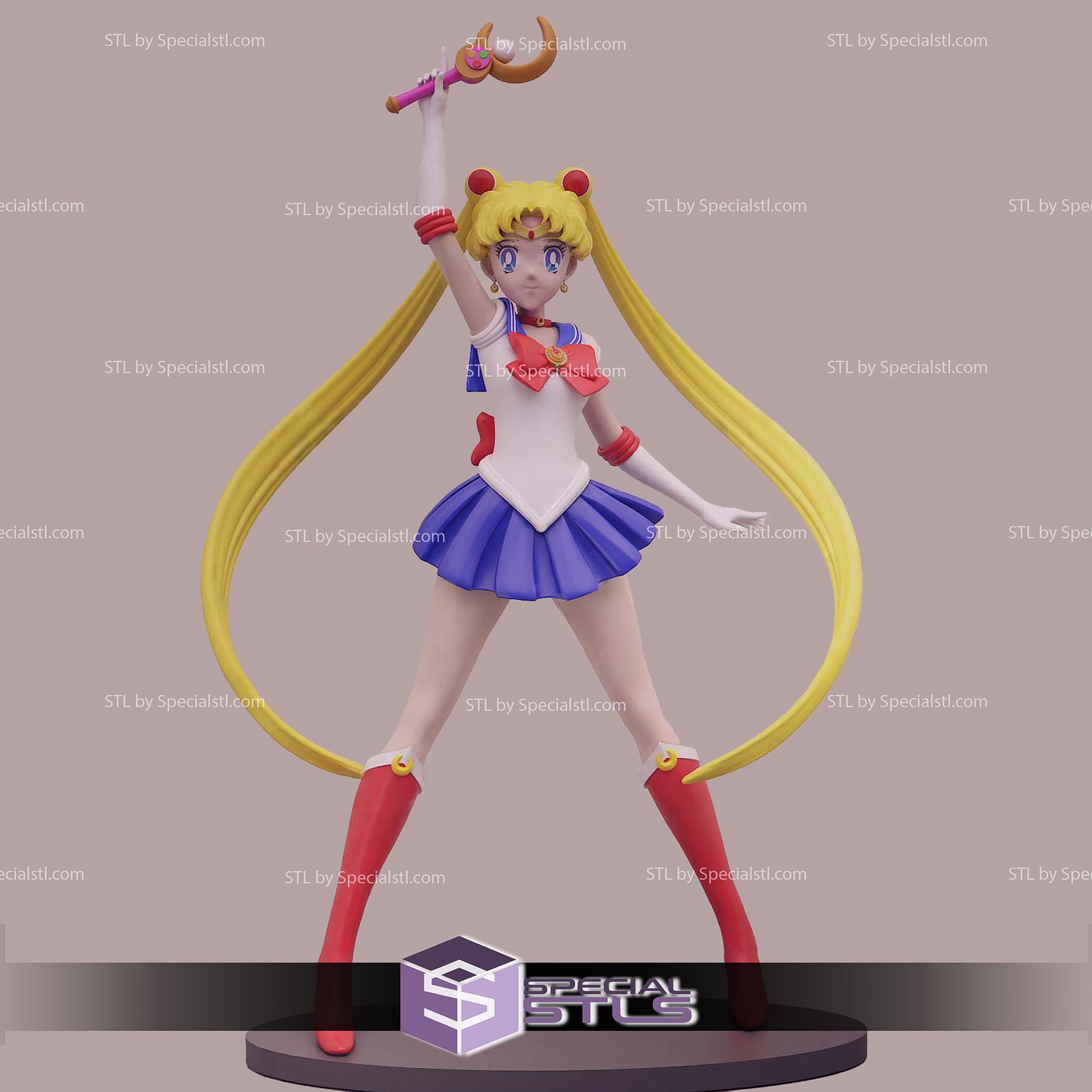 Tsukino usagi marin lune prêt 3d impression 3D print model - Mito3D