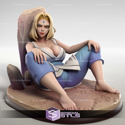 tsunade resting pose digital printing models specialstl 3d print model - Mito3D