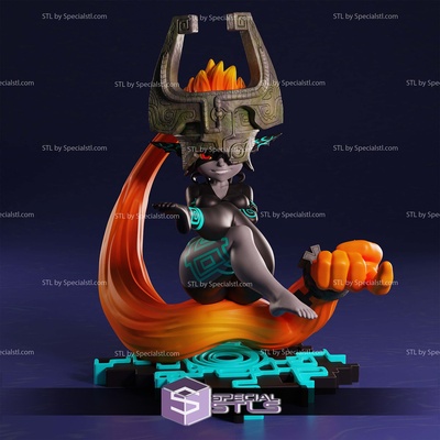 crepuscolo principessa midna stl scultura speciale 3d print model - Mito3D