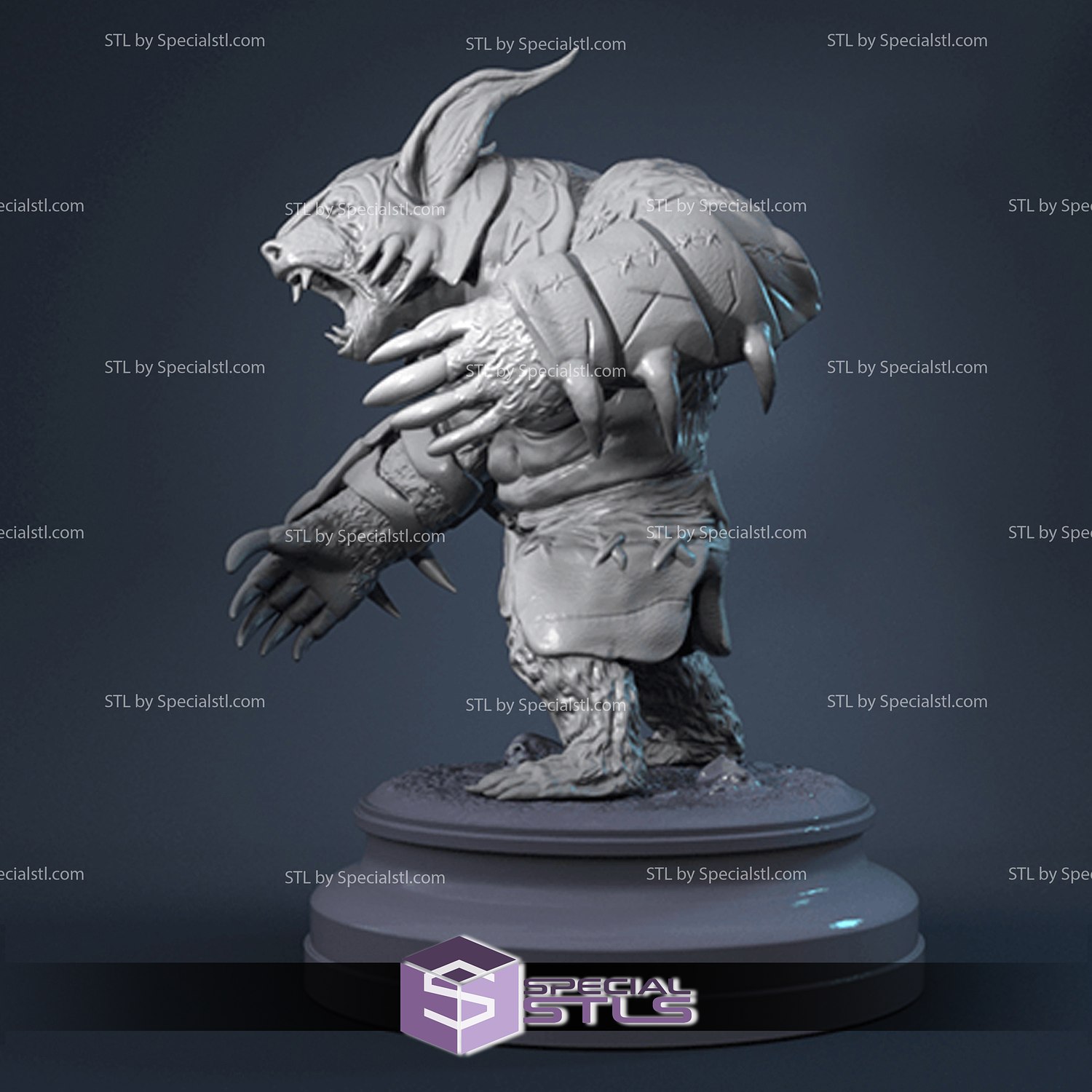 ursa stl arquivos dota 2 3d impressão estatueta 3D print model - Mito3D