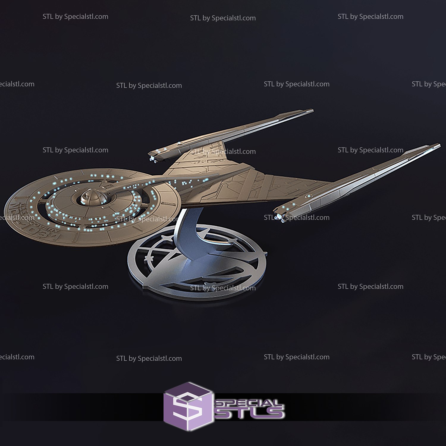uss discovery ncc-1031 3d printing model star trek stl files 3D print model - Mito3D
