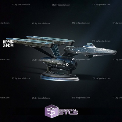 uss unternehmen ncc 1701 v2 3d drucken modelle spezialstl 3d print model - Mito3D