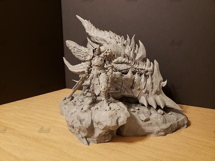 Variante wrynn Warcraft 3D print model - Mito3D