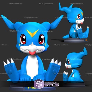 Veemon Dragão Digimon stl arquivos 3d print model - Mito3D
