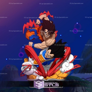 vegeta combattimento figlio Goku sfera drago 3d stampa figurina 3d print model - Mito3D