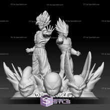 Végéta goku Dragon Ball 3d print model - Mito3D