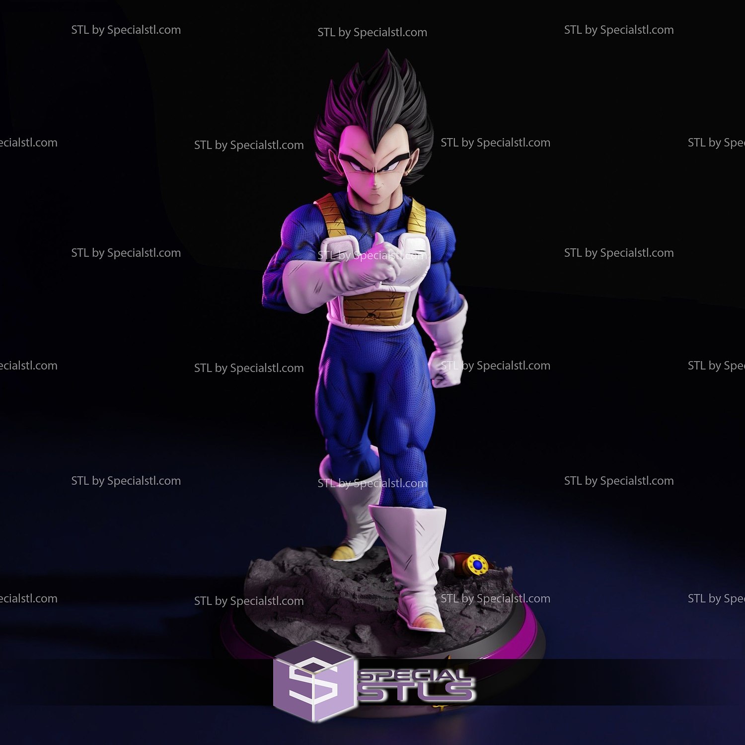 vegeta Super Drachen Ball 3D print model - Mito3D