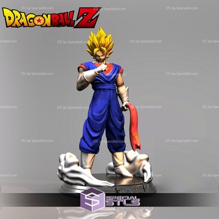 vegetto stl dossiers permanent Dragon Ball 3d print model - Mito3D