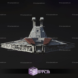 venator-class star destroyer 3d printing model starwars stl files 3d print model - Mito3D