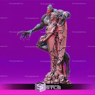 veneno anjo estátua 3d impressão estatueta homem Aranha stl arquivos 3d print model - Mito3D