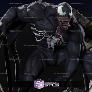 venom stl files break wall 3d print model - Mito3D