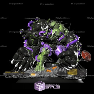 zehirlenmiş Hulk v2 zehirlenmiş Hulk v2 3d print model - Mito3D