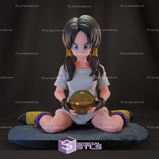 videl portant dragon Balle prêt 3d impression 3d print model - Mito3D