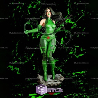 Viper Madame Hydra Stehen 3d Drucken Figur Wunder stl Dateien 3d print model - Mito3D