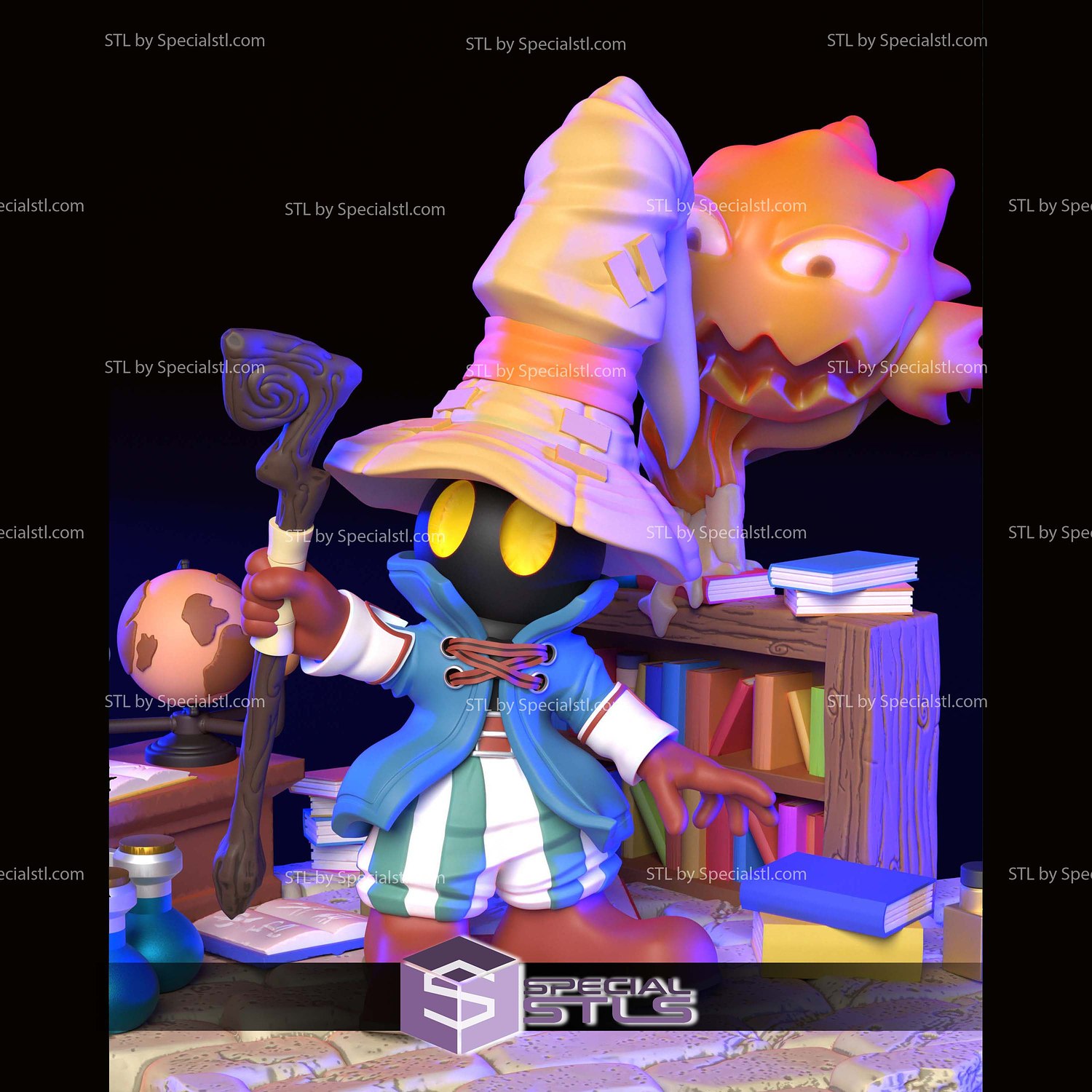 vivant chibi final fantaisie ix 3d imprimante dossiers specialstl 3D print model - Mito3D