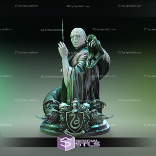 Voldemort buste v2 stl dossiers 3d impression figurine 3d print model - Mito3D