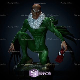 buitre v3 3d impresión figurilla hombre araña stl archivos 3d print model - Mito3D
