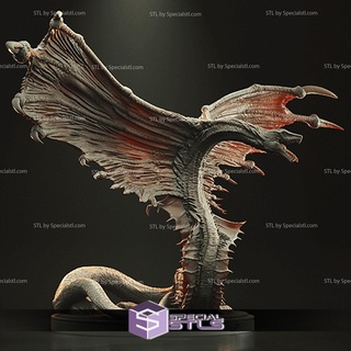 chauve souris stl dossiers kaiju 3d impression figurine 3d print model - Mito3D