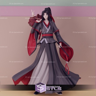 wei wuxian Admirador arte pronto 3d impressão modelo 3d print model - Mito3D