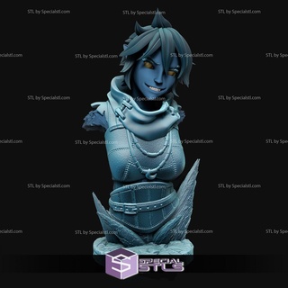 wenduag bust stl files 3d print model - Mito3D