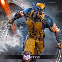 wolverine action 3d print model - Mito3D
