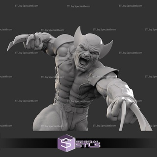 Wolverine aksiyon v2 3d baskı heykelcik x men stl Dosyalar 3d print model - Mito3D