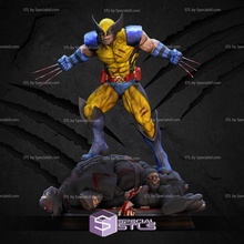 Wolverine savaş mod 3d print model - Mito3D