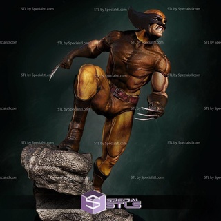 wolverine classic brown 3d print model - Mito3D