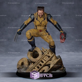 Wolverine tutma Deadpool baş 3d baskı heykelcik stl Dosyalar 3d print model - Mito3D