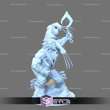 Vielfraß Lobo Diorama 3d print model - Mito3D