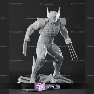 Wolverine ayakta v2 3d print model - Mito3D