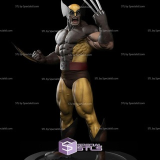 wolverine standing 3d print model - Mito3D