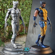 Wolverine v2 x men 3d print model - Mito3D