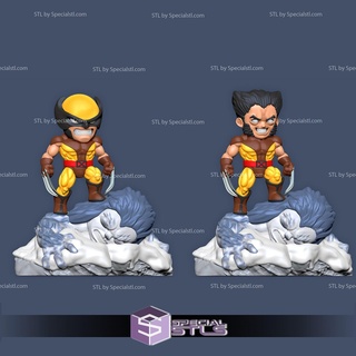 Wolverine Wendigo Chibi stl Dosyalar 3d print model - Mito3D