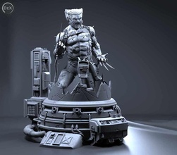 wolverine weapon bust 3d print model - Mito3D