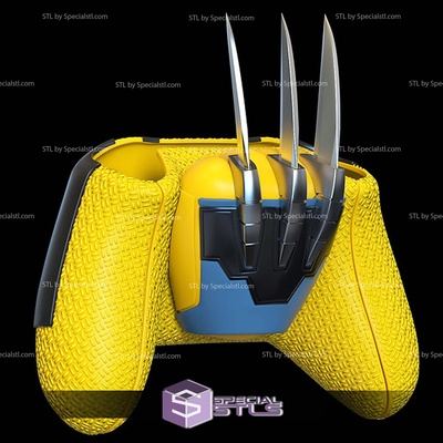 wolverine xbox controller case cover 3d printing models specialstl logan 3d print model - Mito3D