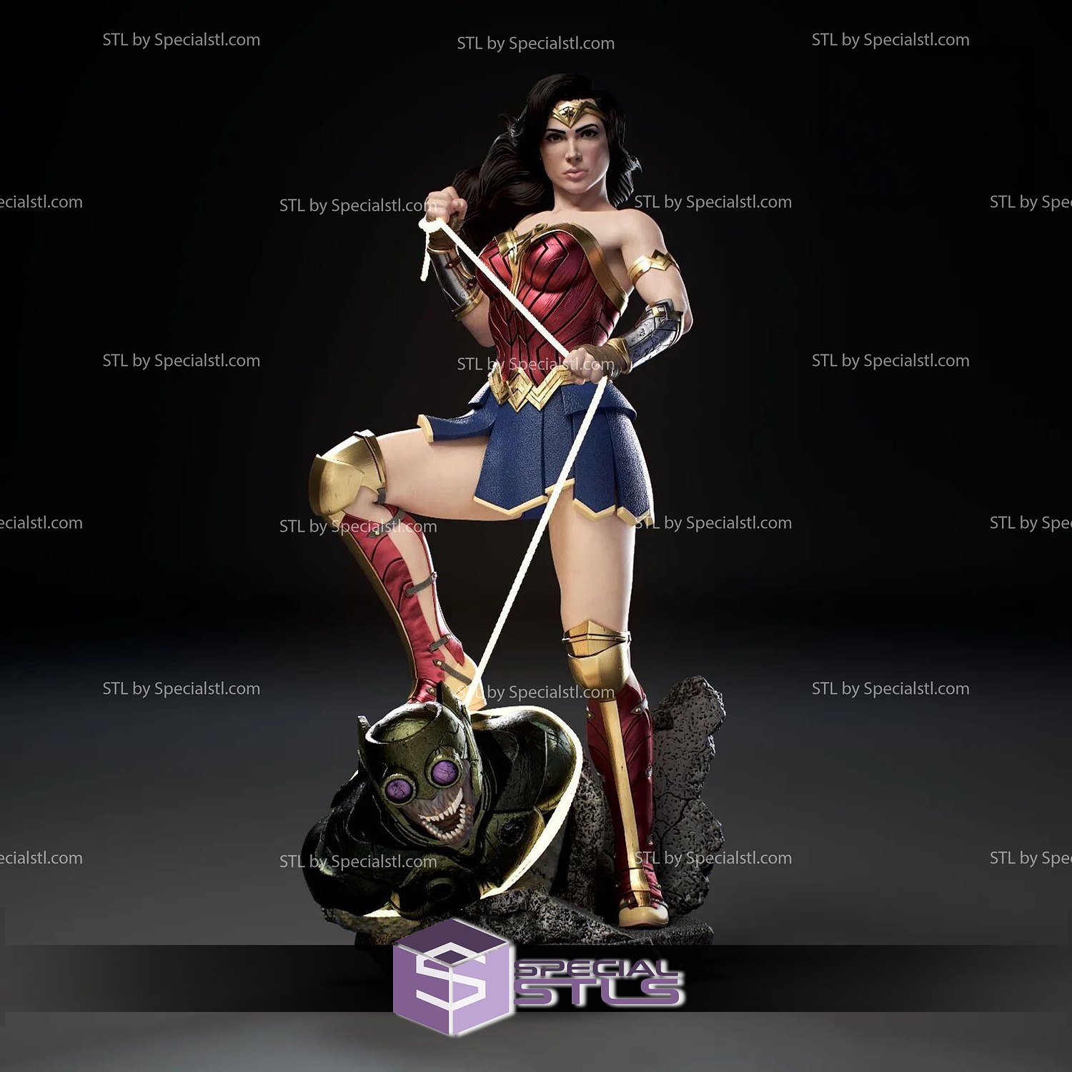 wonder woman lasso truth 3d print stl model 3D print model - Mito3D