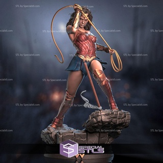 wonder woman warrior battle mode v2 3d model 3d print model - Mito3D