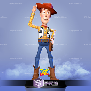 woody toy story standing 3d printable ready print 3d print model - Mito3D