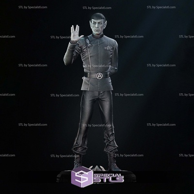 wrath of khan spock 3d printing models specialstl star trek 3d print model - Mito3D