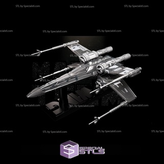 x wing estrella guerras 3d modelos 3d print model - Mito3D