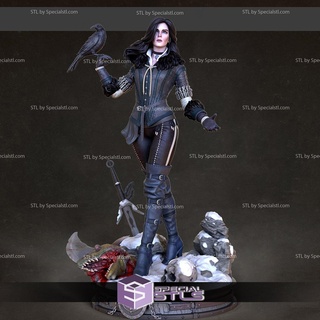 yennefer nsfw witcher 3d modello stl File 3d print model - Mito3D